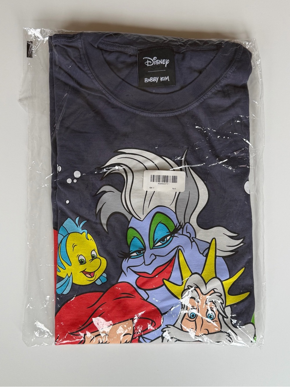 Disney Bobby Kim Little Mermaid Limited Edition T-Shirt XL Navy Confirmed